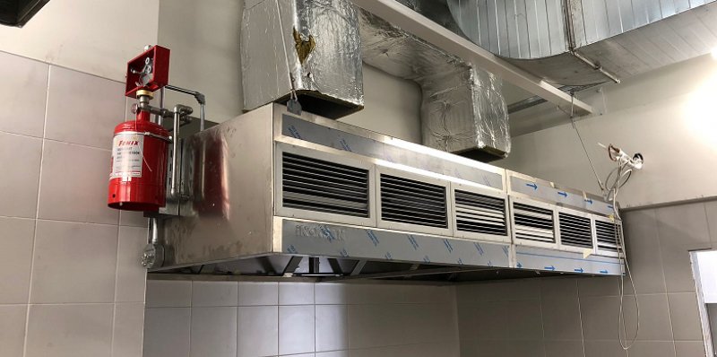 Davlumbaz Söndürme Sistemleri